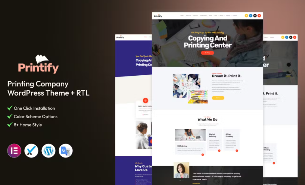 Discover the Printify WordPress Theme