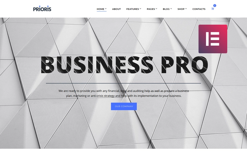 Need a powerful tool to boost your consulting service popularity? Prioris WordPress template is just what you need! The jazzy slider on the top of the homepage attracts attention