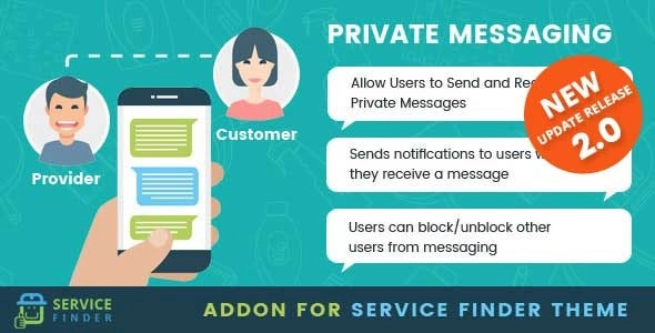 Enhance your service finder theme with our Private Messaging add-on! Enjoy seamless communication with features like emoticons