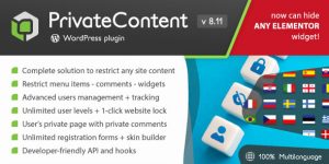 Enhance your WordPress site with PrivateContent Multilevel Plugin. Control content visibility