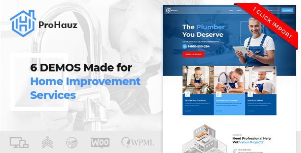 Power up your HVAC business with Prohauz WordPress Theme. Easy setup