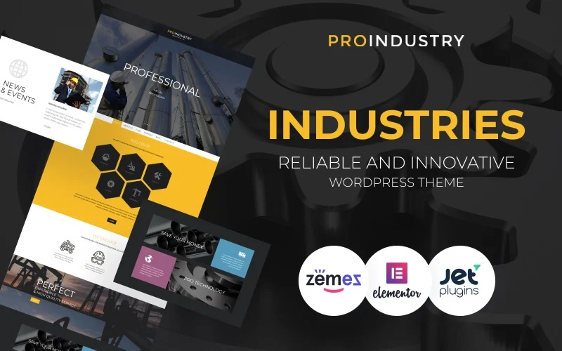 The competition in the area of industrial services is quite harsh. The most important thing is to assure customers that your company is worth trusting and people can rely on you. Here comes the WP industries theme! When you are responsible for the well-being of many people