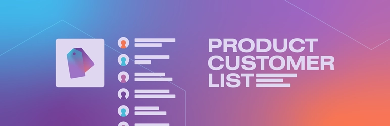 A plugin that simply displays a list of customers who bought a specific product at the bottom of the WooCommerce product edit page or as a shortcode. You can also send an email to the list of customers