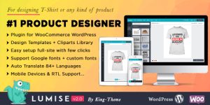 Unleash the power of Lumise Product Designer WooCommerce WordPress for unique