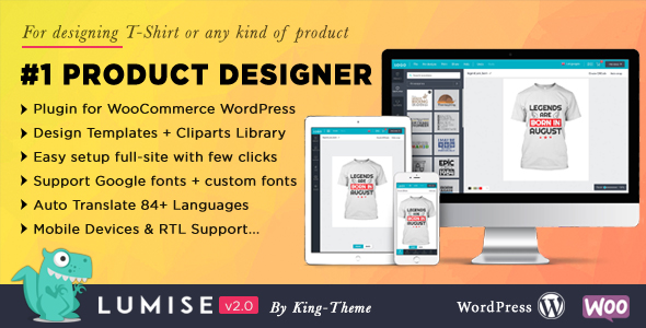 Unleash the power of Lumise Product Designer WooCommerce WordPress for unique