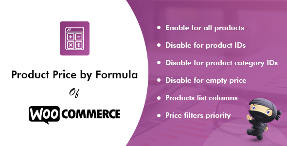 Product Price by Formula for WooCommerce plugin lets you set formula for automatic WooCommerce product price calculation. Product price formula can be set with standard mathematical operations