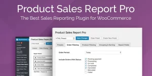 The Product Sales Report Pro plugin helps WooCommerce managers gain deep insights into the performance of their WooCommerce stores. With Product Sales Report Pro