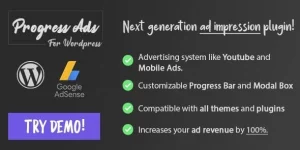 Unlock new revenue streams with the Progress Ads – WordPress Skippable Ads Plugin! Display YouTube and mobile-style ads effortlessly. Enjoy features like customizable progress bars