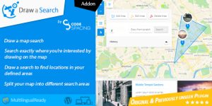 Improve user experience on your geolocation site with Progress Map Draw a Search plugin. Customizable search areas for precise results. Perfect for any map-based directory!