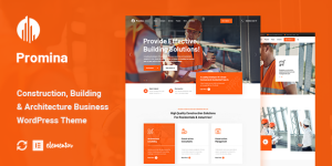 Promina Construction and Building WordPress Theme: An Overview If you're diving into the world of construction or building websites