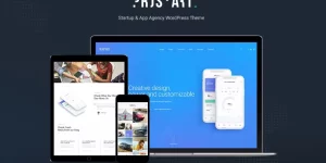 Stylish  Trendy WordPress theme ProStart was designed to help you launch a professional fresh  clean website and kickstart your private company or corporate business. No matter what field your startup is working in (web design studio