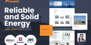 Take a chance and explore the energy WordPress theme powered by WordPress and designed with Elementor and a bunch of powerful add-ons with more than a hundred features! The theme is built with a variety of sliders and parallax sections