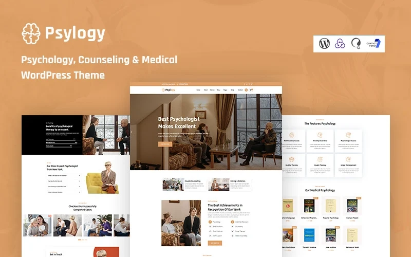 Psylogy is a focus psychology WordPress theme decent for psychology