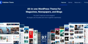 Publisher is the useful and powerful WordPress magazine theme with great attention to details