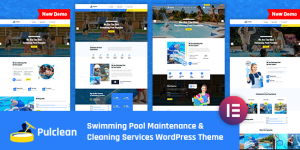 Create a stunning website for your swimming pool maintenance business with Pulclean. SEO-friendly