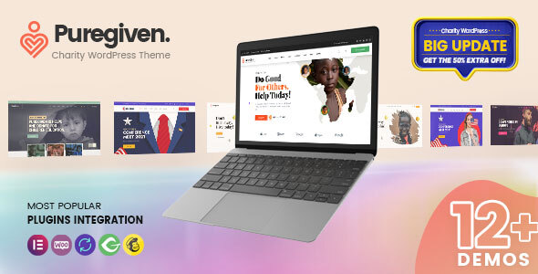 Ready to make a difference? Introducing the Puregiven Nonprofit Charity WordPress Theme