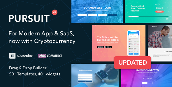 Power up your website with Pursuit Theme! Ideal for startups