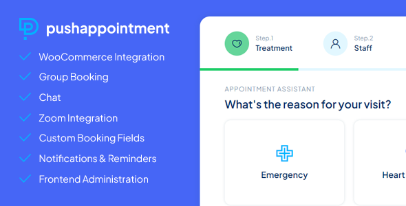 PushAppointment: The Ultimate Appointment Scheduling Software for WordPress Say goodbye to chaotic scheduling and welcome the streamlined efficiency of PushAppointment