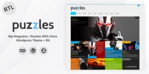 Puzzles  - amazing Multipurpose WordPress Review / Magazine / Blog WordPress theme with RTL. It is designed for movie review portals