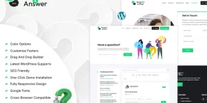 QA - Question  Answer WordPress Theme is specially designed for communities online which serves same purpose as Quora