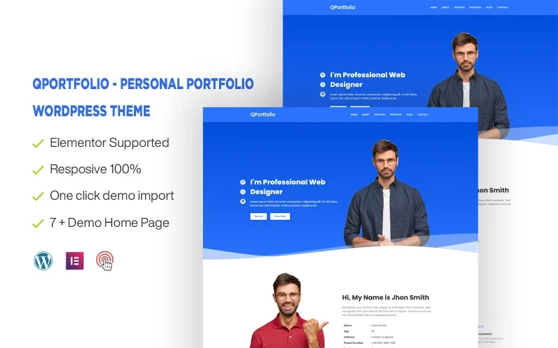 QPortfolio is a perfect theme for personal portfolio website. It has cutting-edge design and abundance of options to get your business online running. Showcase your work or attract new customers with compelling but easy to use portfolio theme for your business website. It provides all necessary tools that satisfy all…