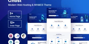 Discover Qhost – the ultimate modern web hosting WordPress theme! Perfect for startups or established businesses