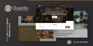 Elevate your hotel's online presence with Quardo - a sophisticated