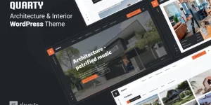 Architecture  Interior Design WordPress Theme - Quarty is best suited for Architecture