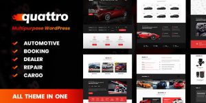 Quattro – Automotive WordPress Theme: Your Ultimate Solution for Automotive Websites Looking to give your automotive website a sleek and professional look? Look no further. The Quattro – Automotive WordPress Theme