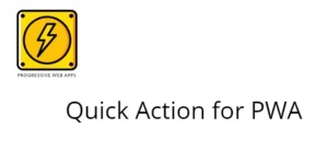 Quick Action gives quick access to a handful of common actions that users need frequently.