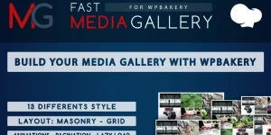 Welcome to the Quick Media Gallery for Visual Composer . With this awesome Plugin you can Build your Media Gallery Using visual composer. You can choose from 13 different styles with a grid or masonry layout. You can choose your version Responsive with default response