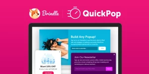 QuickPop is a powerful popup and overlay builder that lets you build an unlimited library of popups