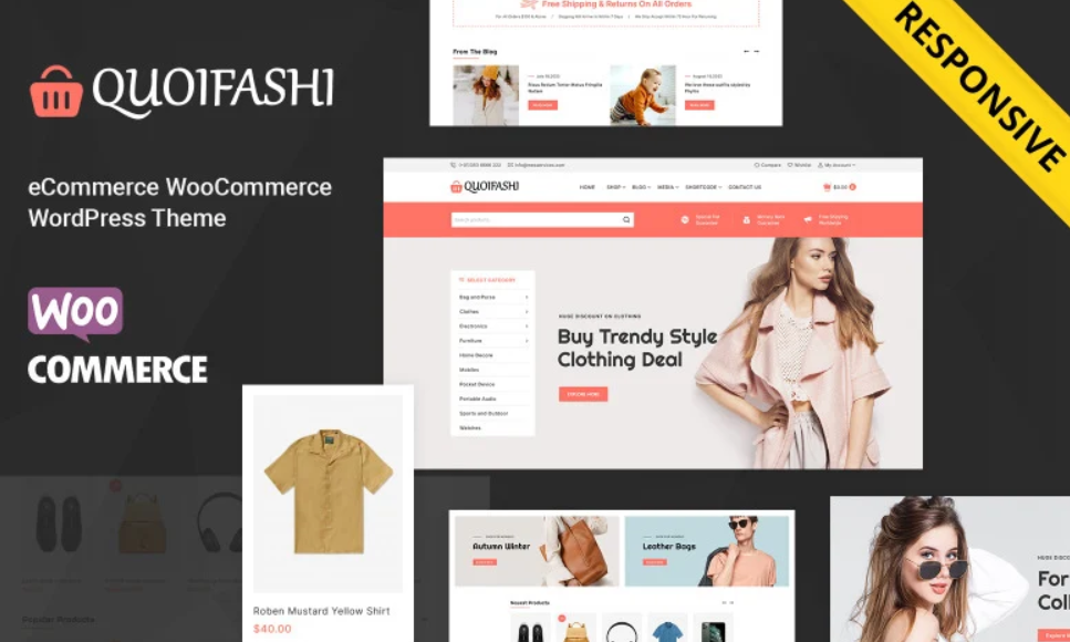 Discover the Quoifashi Fashion and Accessories WooCommerce Theme