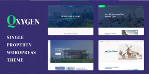 Highlight your property listings with the Qxygen Single Property WordPress Theme. Unlock thousands of premium themes  plugins at Bevaultx.