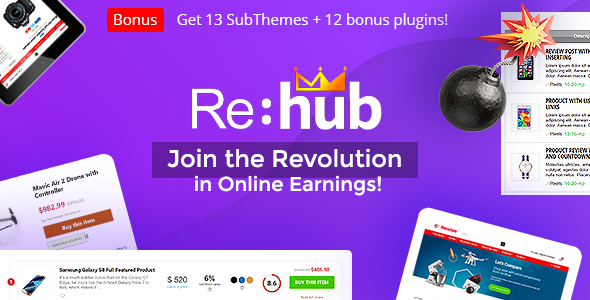 Elevate your WordPress site with REHub - the ultimate theme for directories