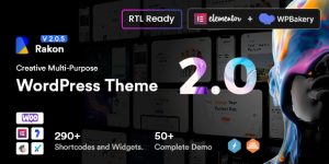 Rakon – Elementor based WordPress theme