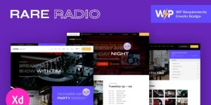 Rare Radio is an amazing colorful bright WordPress theme with the functional modern design. It is suitable for contemporary online radio