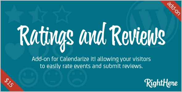 Boost event engagement with Ratings and Reviews for Calendarize it! Effortless ratings