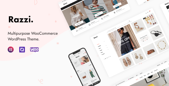 Upgrade your eCommerce site with Razzi - WooCommerce WordPress Theme. Gorgeous design