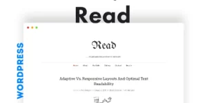 Read WP is a responsive WordPress theme focused on readability with a minimalist design. HTML5