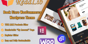 Discover ReadLib – the ultimate Book Store WooCommerce Theme! With stunning designs