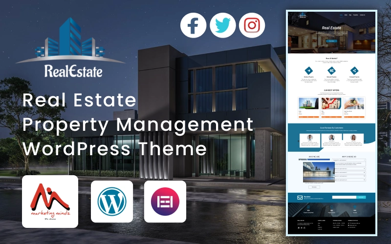 Real Estate Property management theme is the best real estate WordPress themes you will ever need to build your own real estate and property rental website. Real Estate theme has Google Maps integration