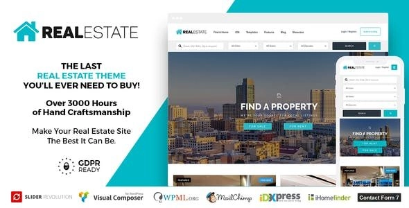 Discover WP Pro Real Estate 7 - a versatile WordPress theme for agents