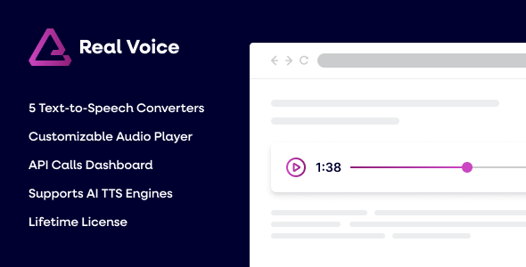 Enhance content delivery on your WordPress site with Real Voice