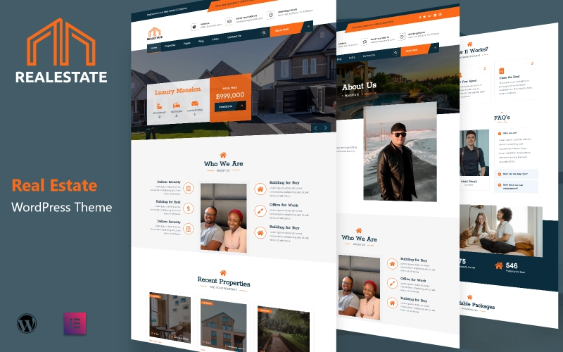 RealEstate is a Classy WordPress theme that provides you the tools and awesome options to build an Fabolous and Appealing real estate website for independent agents