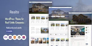 Realto is the WordPress theme designed for selling and renting real estate