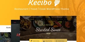 Recibo – Responsive Restaurant WordPress Theme is the best WordPress theme for Restaurant