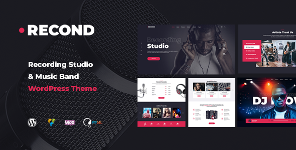 The Recond Recording Studio Music Band WordPress Theme is a versatile and modern theme designed for musicians