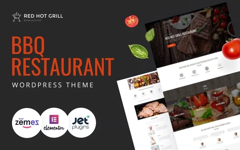 This WordPress theme is a perfect solution for burger and steak houses. It comes with a built-in form for table reservation. To list grill dishes and bar drinks