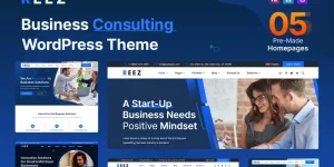 Reez is business consulting multi-purpose WordPress theme for business